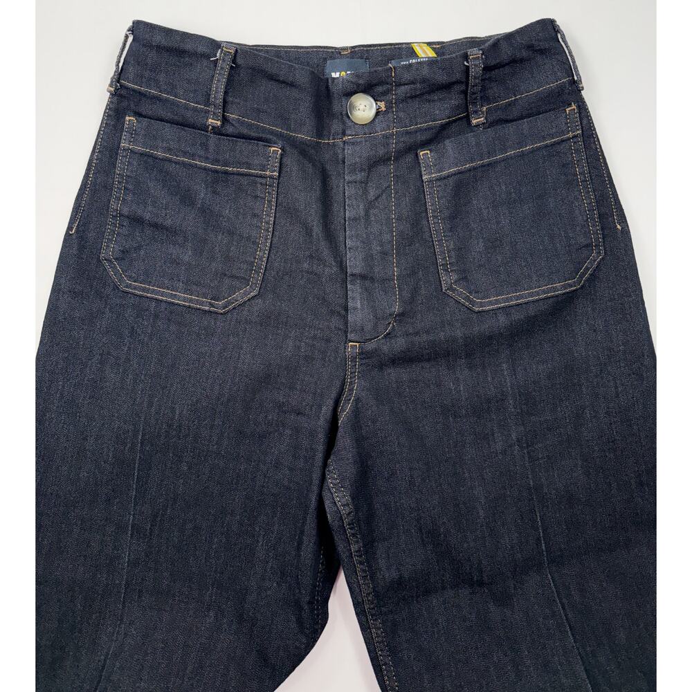 Anthropologie Maeve Women Size 30 Colette Wide-Leg Denim Crop Jeans High-Waist - Picture 4 of 16
